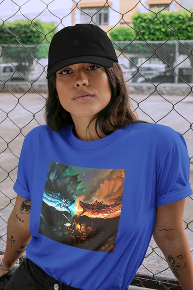 Koszulka z naszywką Game of Thrones dragon