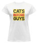 Bluzka damska z naszywką Cats before guys