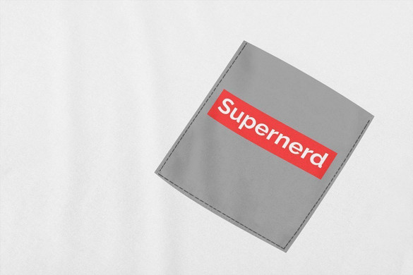 Koszulka z kieszonką SUPERNERD