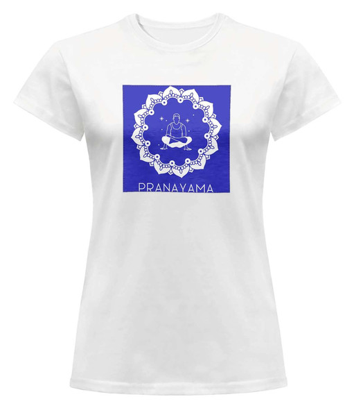 Bluzka damska z naszywką Pranayama