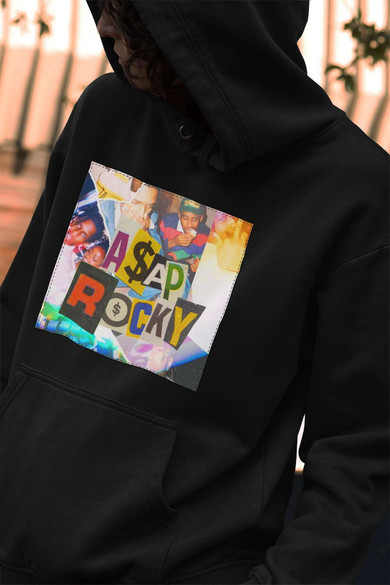 Bluza z naszywką Asap Rocky collage