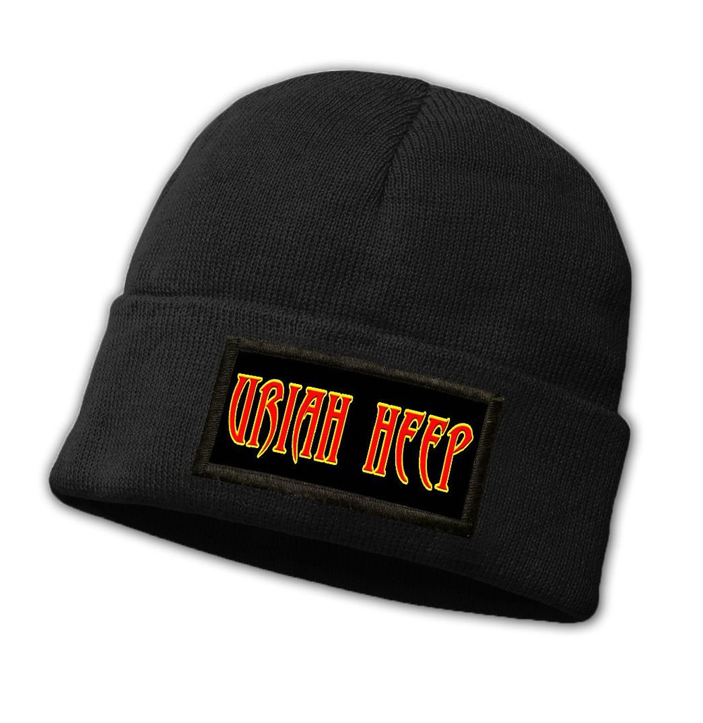 Czapka zimowa z naszywką URIAH HEEP
