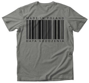 Koszulka urodzinowa MADE IN POLAND + Twoja data