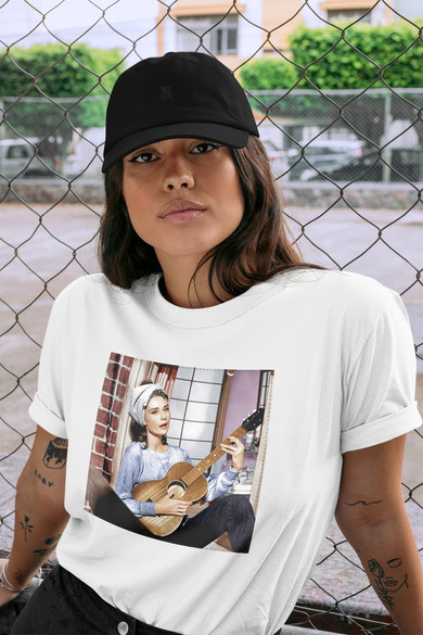 Koszulka z naszywką Audrey Hepburn 01