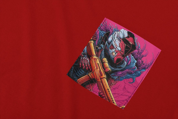 Koszulka z kieszonką Counter Strike 02