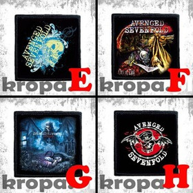 Naszywka AVENGED SEVENFOLD 10 x 10 cm Dużo Wzorów