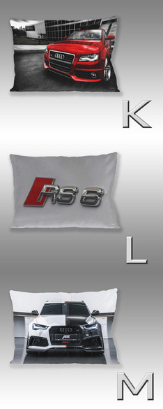 AUDI Zestaw poduszka kubek WZORY+GRATIS