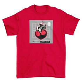 Koszulka z naszywką Burning heart