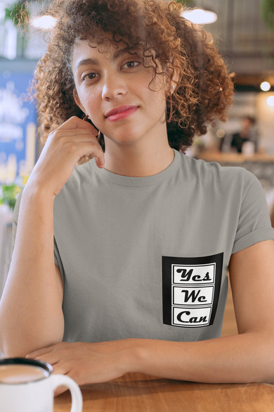 Koszulka z kieszonką YES WE CAN