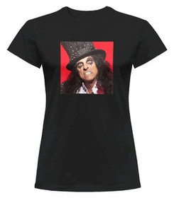 Bluzka damska z naszywką Alice Cooper