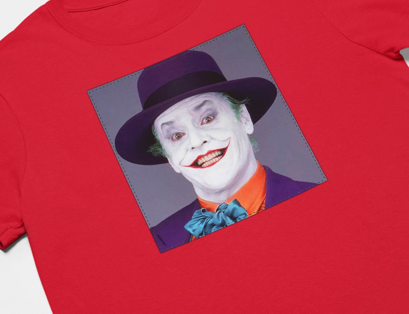 Koszulka z naszywką Joker Jack Nicholson 02