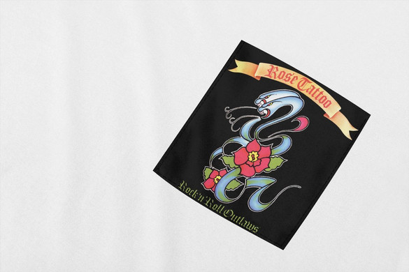Koszulka z kieszonką Rose Tattoo