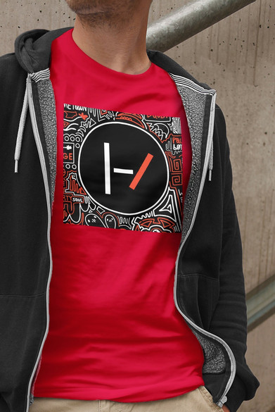 Koszulka z naszywką Twenty One Pilots 05