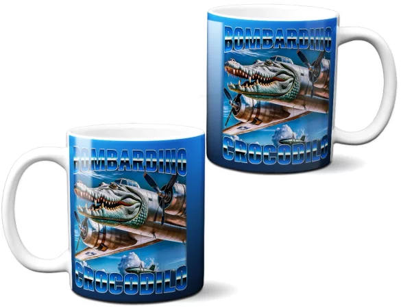 Kubek Italian Brainrot Bombardino Crocodilo