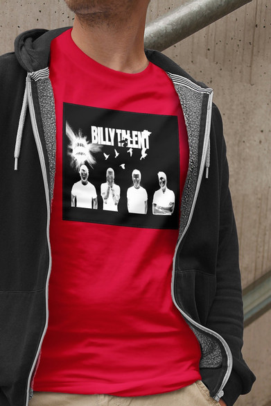 Koszulka z naszywką Billy Talent band