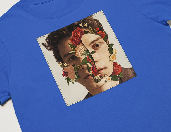 Koszulka z naszywką Shawn Mendes light