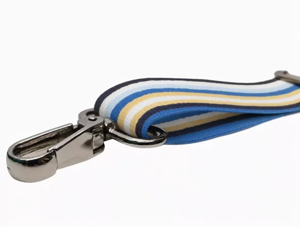 Pasek do torby w cienkie paski mango 38 mm