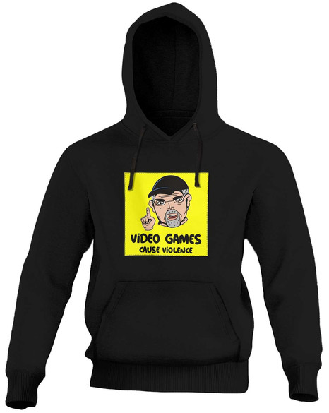 Bluza z naszywką Video games...