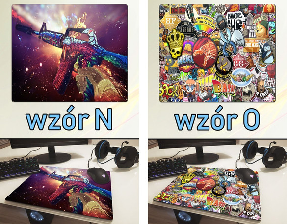 Podkładka pod mysz COUNTER-STRIKE  36x29cm Z POLSKI +imię