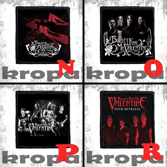 Naszywka BULLET FOR MY VALENTINE 10 x 10 cm