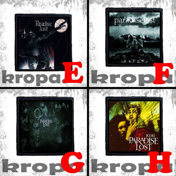 Naszywka PARADISE LOST 10 x 10 cm Dużo Wzorów!