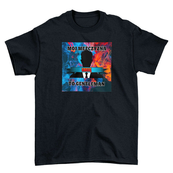 Koszulka z naszywką na Walentynki TWÓJ NAPIS