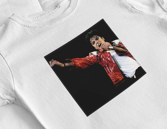 Bluzka damska z naszywką Michael Jackson 01