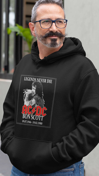 Bluza z naszywką AC/DC BON SCOTT