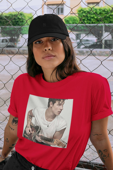 Koszulka z naszywką Shawn Mendes 04