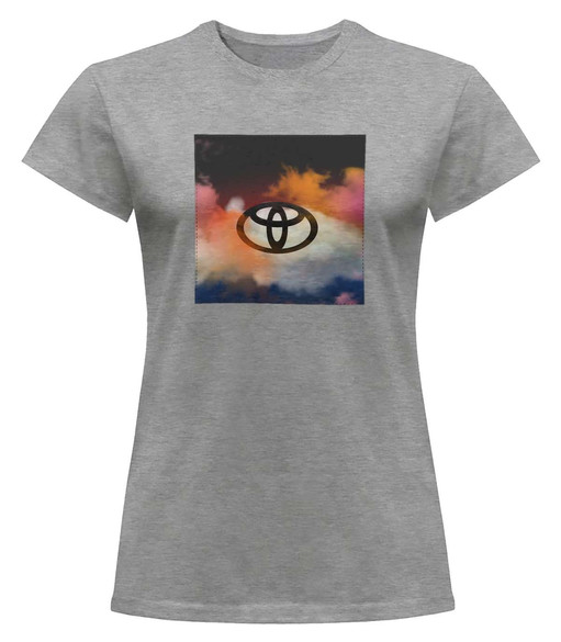 Bluzka damska z naszywką Toyota logo colourful