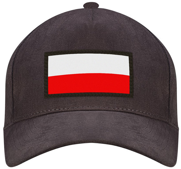 Czapka FLAGA POLSKI bejsbolówka z naszywką