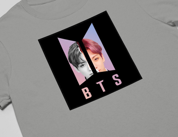 Koszulka z naszywką BTS Jungkook