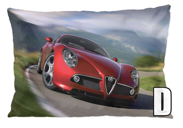 Poduszka ALFA ROMEO 60x40cm WZORY