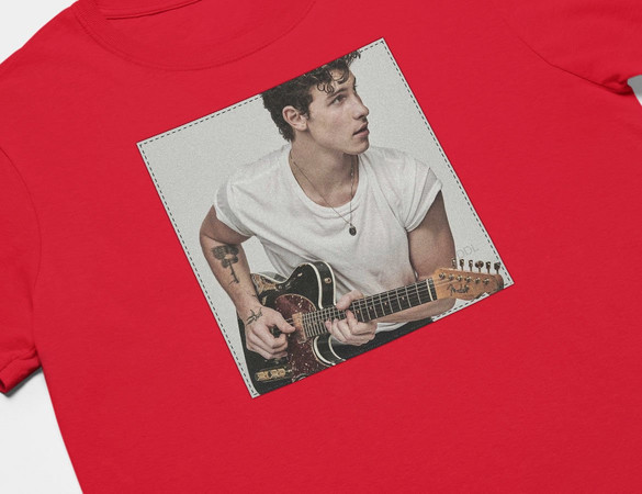 Koszulka z naszywką Shawn Mendes 04