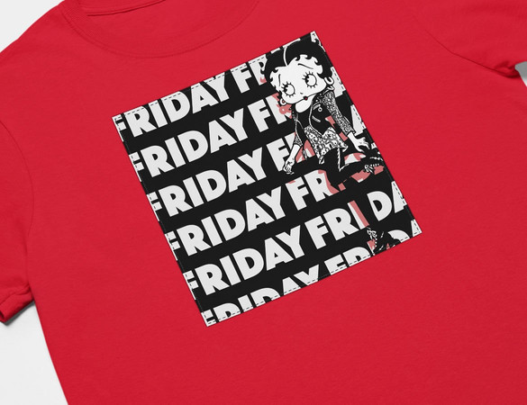 Koszulka z naszywką FRIDAY FRIDAY