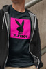 Koszulka z naszywką PLAYBOY logo