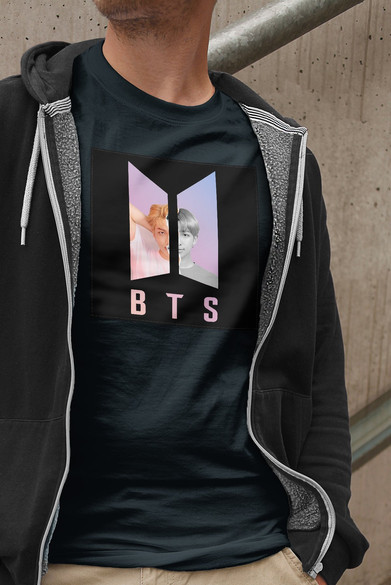 Koszulka z naszywką  BTS RM