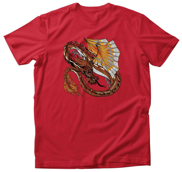 Koszulka SMOK OGNISTY FIRE DRAGON