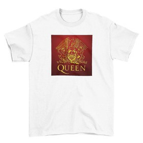 Koszulka z naszywką Queen logo red