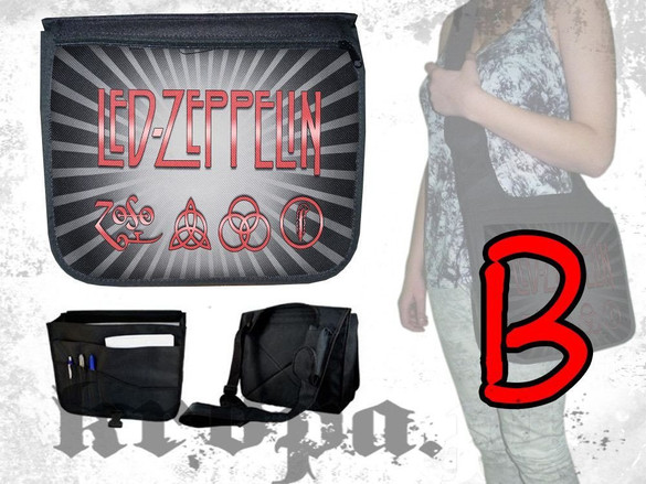 Torba szkolna na ramię LED ZEPPELIN