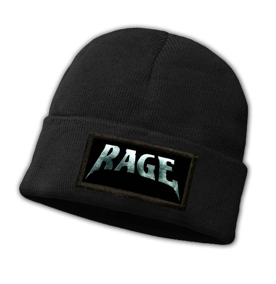 Czapka zimowa z naszywką RAGE