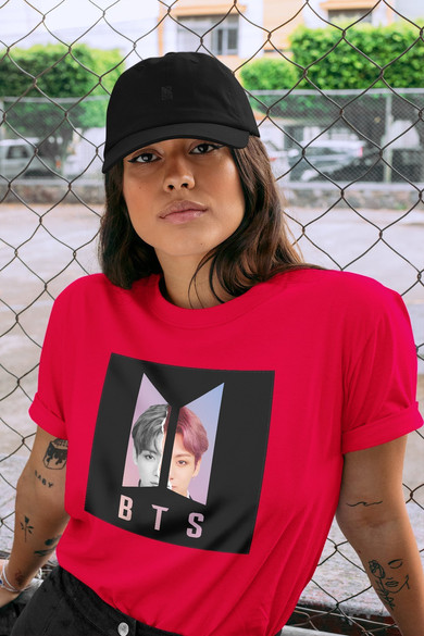 Koszulka z naszywką BTS Jungkook