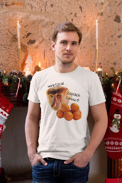 Koszulka świąteczna nosacz wreszcie zapach świont