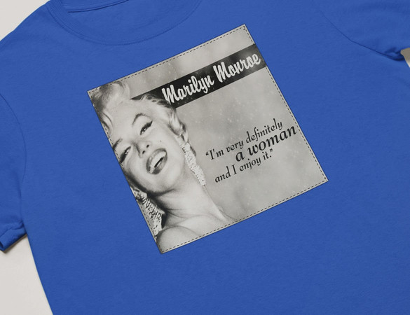 Koszulka z naszywką Marilyn Monroe 02