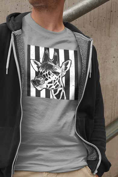 Koszulka z naszywką Giraffe/ żyrafa