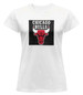 Bluzka damska z naszywką NBA CHICAGO BULLS