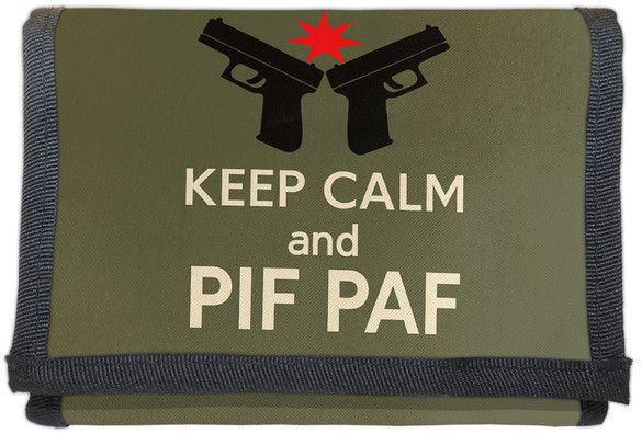 Portfel dla strzelca Keep Calm And Pif Paf