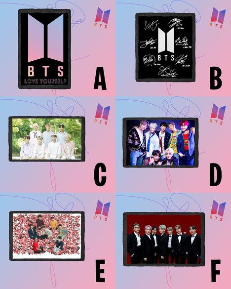  Naszywka BTS DUŻO WZORÓW