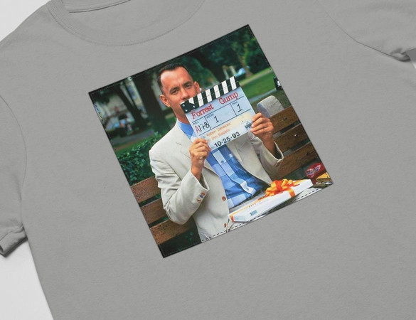 Koszulka z naszywką Forrest G. first scene