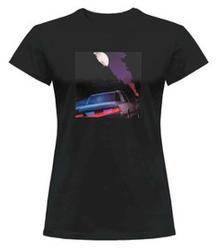 Bluzka damska z naszywką Mercedes at night